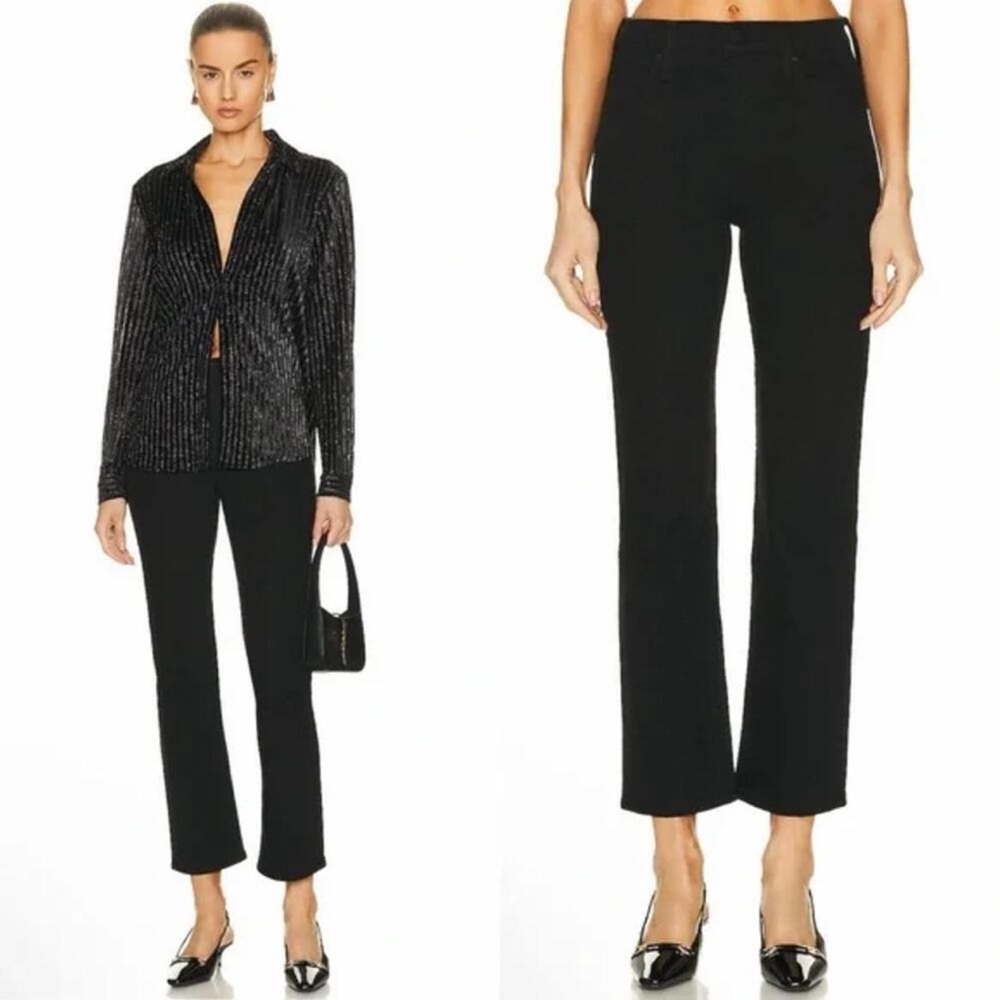 Mother The Tomcat Ankle Jean Black Lasting Impression Size 26